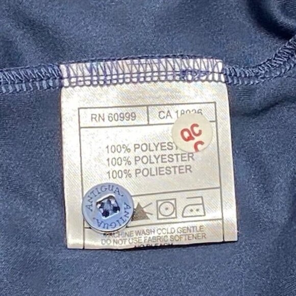 llinois Fighting Illini Antigua Polo Shirt Men's XL Navy Blue Performance NWT - Picture 4 of 9